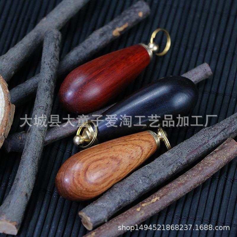 生产厂家鼻烟壶乌木紫檀花梨 手把件 水滴鼻烟壶实用