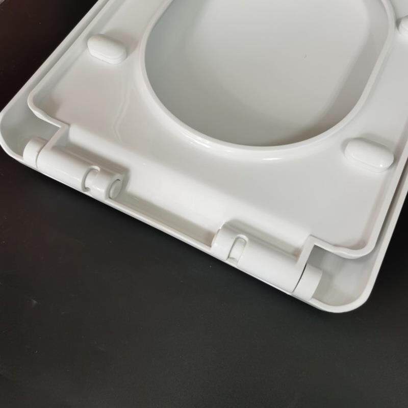 厂家方双键缓静音加厚材质马桶形盖板家用通降方形XL10用方马桶形