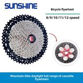 12速度山地车卡式 日辉8 飞轮炼轮爬坡后齿轮超轻大齿轮
