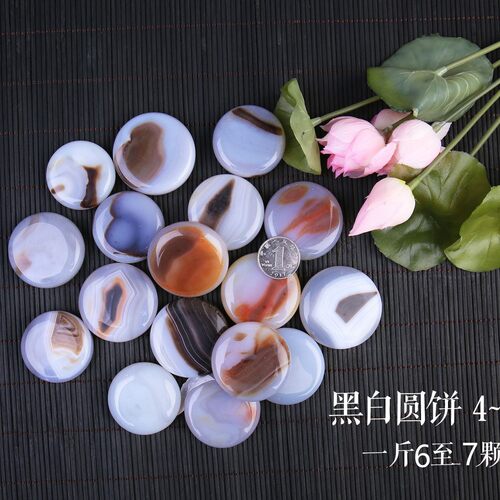 花盆原石新鹅卵石鱼缸石头花盆彩色装饰七彩小石头五彩石