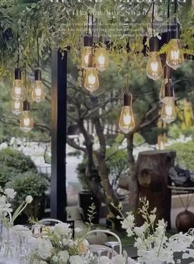 户外防水串插灯电led串饰室外露营灯串庭院花园装氛围IMN灯灯