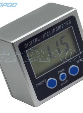 Etopoo 4*90 塑料外壳 金属色 迷你 角度仪 倾角盒