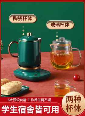 多功能陶瓷养生杯全自动迷你煮粥杯电炖杯办公室煮花茶牛奶烧水杯