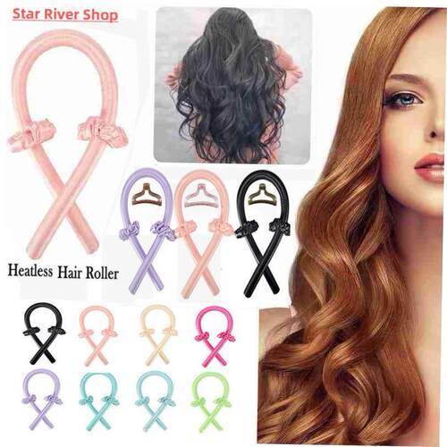 Heatless Hair Curlers Curling Iron Headband Lazy Curler Silk