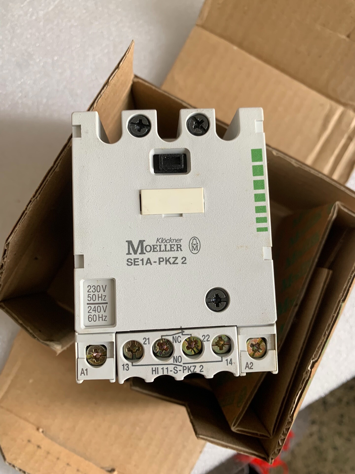 原装老库存金钟穆勒接触器S-PKZ2 230V SE1A-P