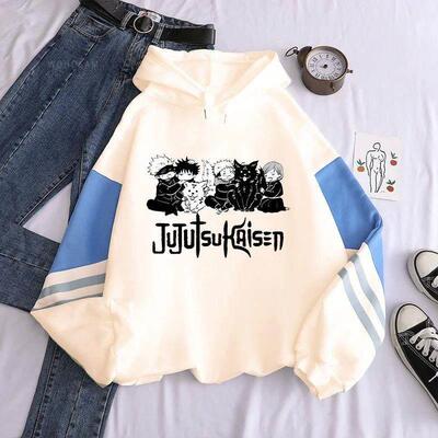 Anime Jujutsu Kaisen Hoodie Kawaii Gojo Satoru Graphic Hoodi