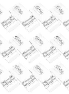24PCS Acrylic Cabinet Locks Transparent Hasp Latches Clear