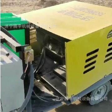 电动液压自行走牛场刻纹机加宽800型30千瓦牧场用牛场刻槽机腾宇
