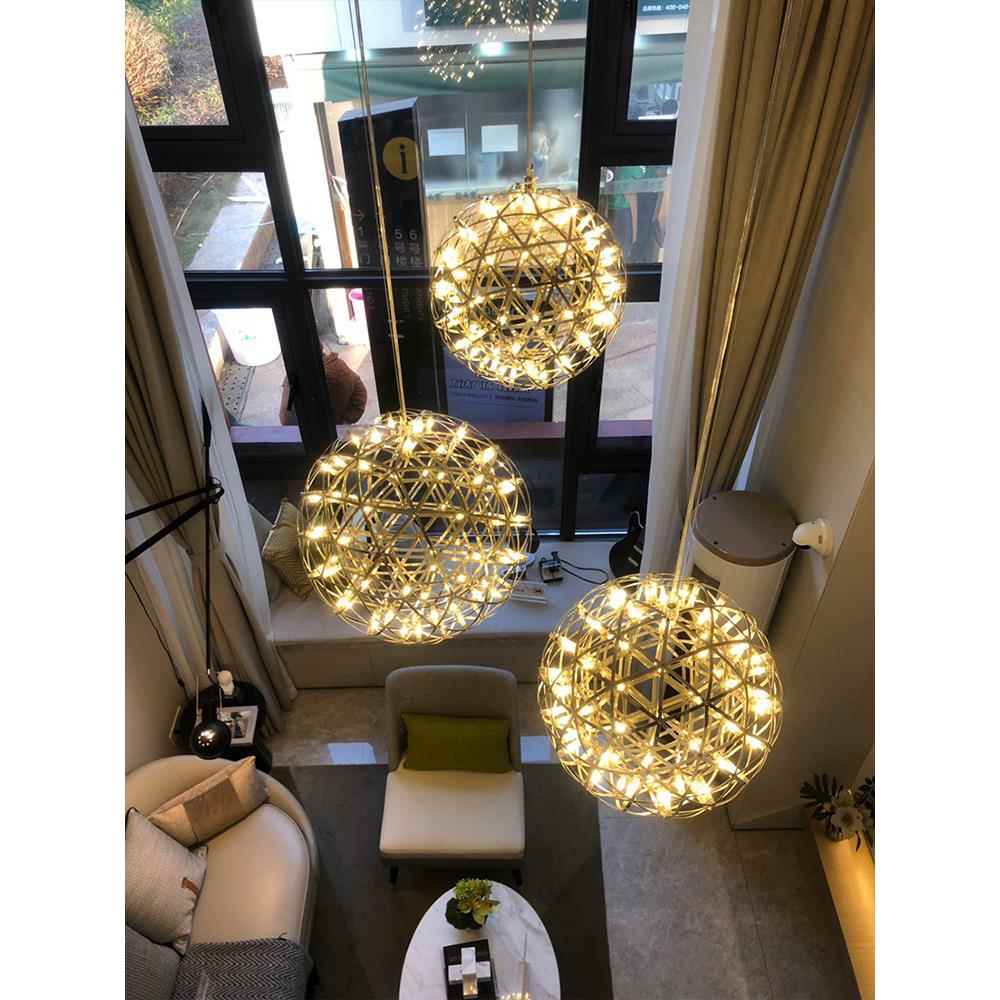 吊灯店铺商用火花球满天星奶茶店餐厅专用网红酒吧创意艺术装饰灯