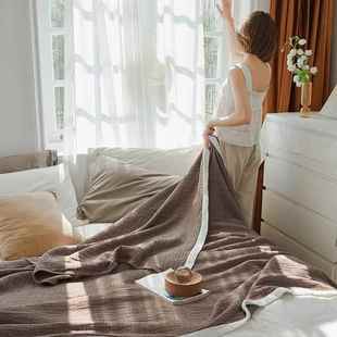 TM632915毛巾夏季薄款纯单人双人棉四层纱布被被子大全棉柔软日式