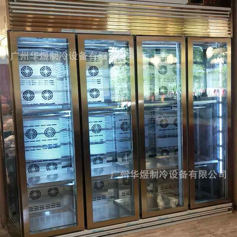 三面玻璃四门晾鸭柜烤鸭晾胚风干柜不锈钢凉坯展示柜风鹅柜