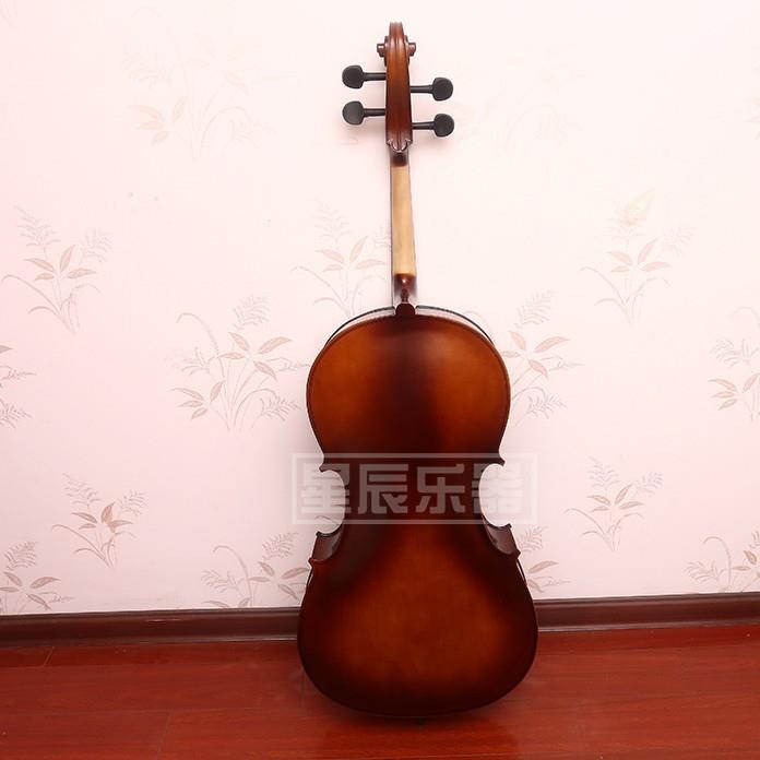 手工成人亚光夹板大提琴 初学者练习儿童大提琴 厂家供应高音质