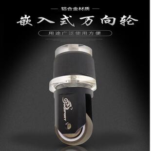 大行折叠车易行轮自行车助推轮万向轮子推行轮圆管单车K3辅助轮子