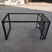 新款 铁艺桌腿支架岩板桌架底座餐桌腿铁架架子书桌桌脚定作