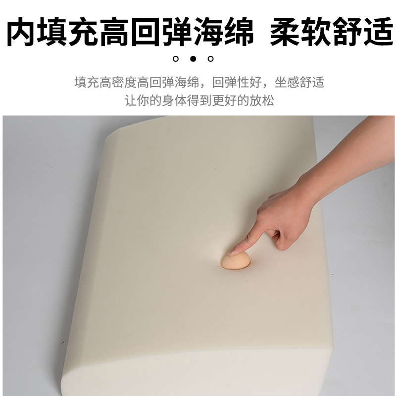 ZZMY338沙发靠垫大靠背高密度海绵弧形实木沙发腰靠背床头靠枕硬