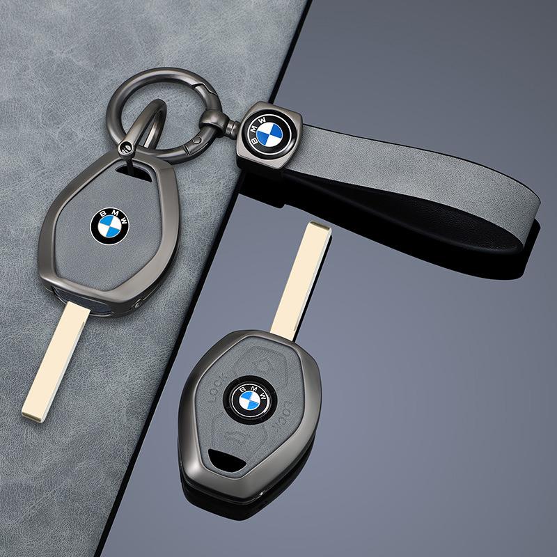 适用宝马老款直板钥匙套X3 5 Z3 4 3 5 7系E38 E39 E46 E83车包扣