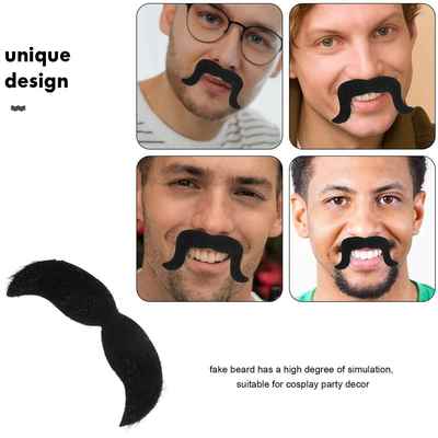 1pcs Fake Mustache Realistic Beard False Mustache