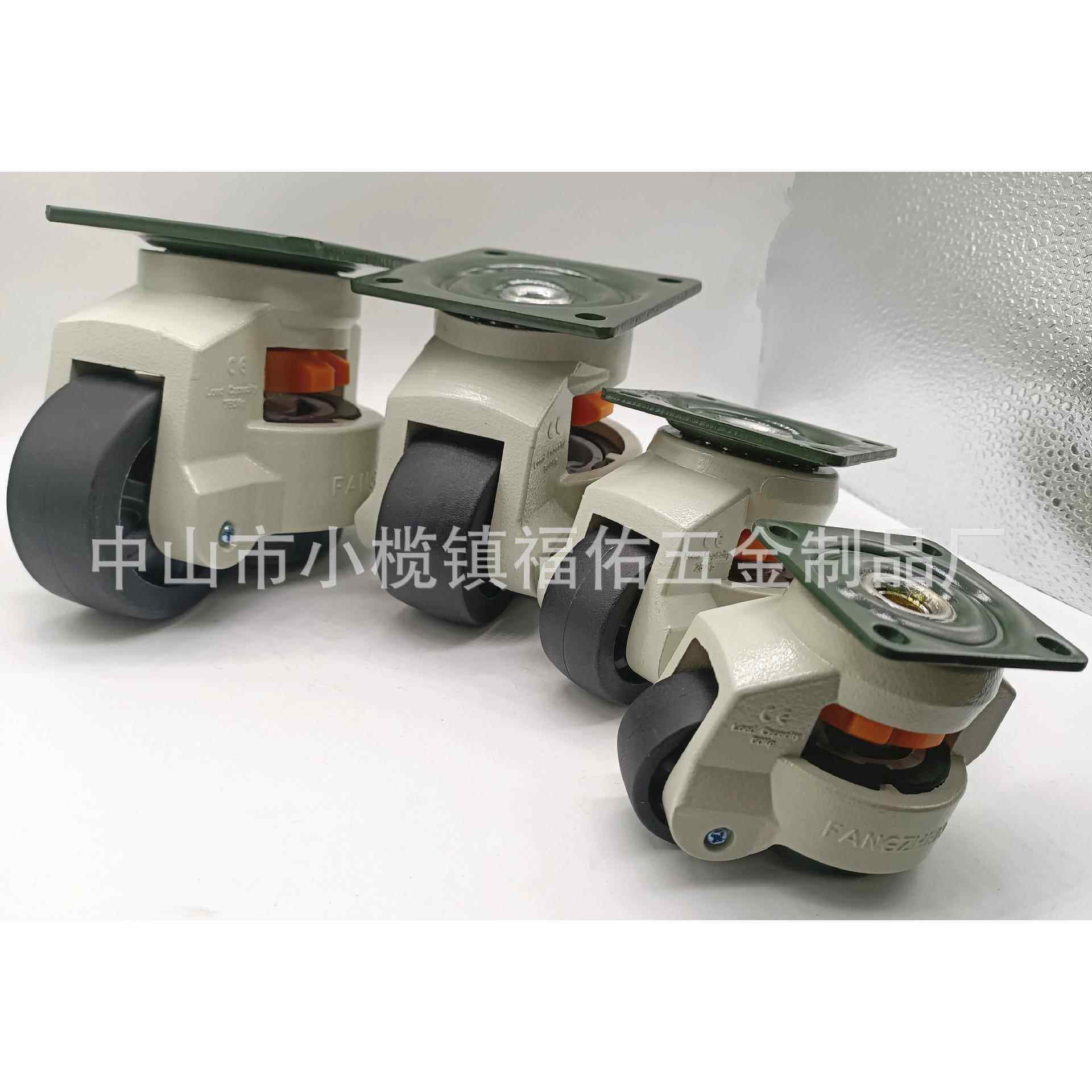 福马轮韩式水平调节支撑脚轮GD-40F/60F/80F/100F/120F/150F万向 - 实物图