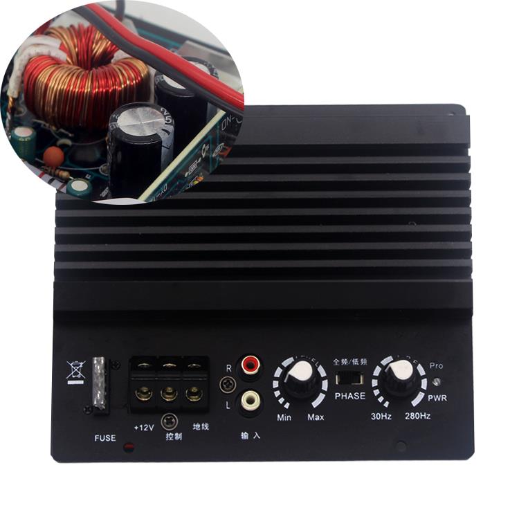 改装6寸8寸10寸12寸喇叭大功率低音炮车载功放主板功放板12v
