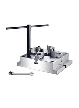 台湾精展GIN车床附件方型超薄夹头66890-MC06/08/10/12四爪卡盘