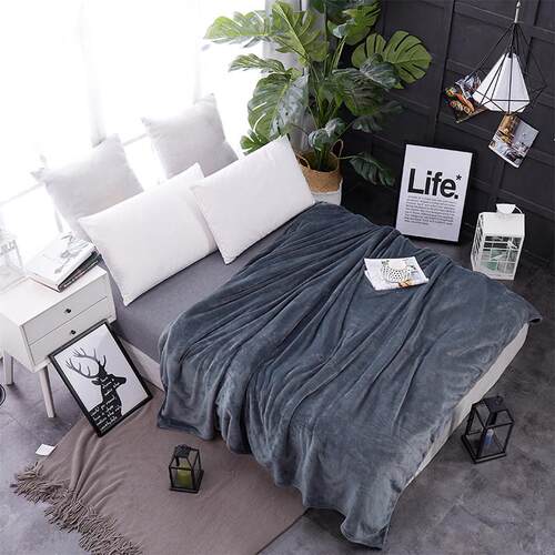 Coral fleece blankets flannel blanket summer air condition