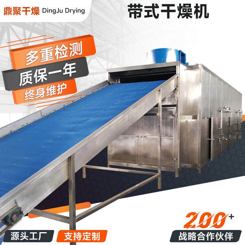 厂家供应带式干燥机食品脱水蔬菜物料烘干机多层带式干燥机