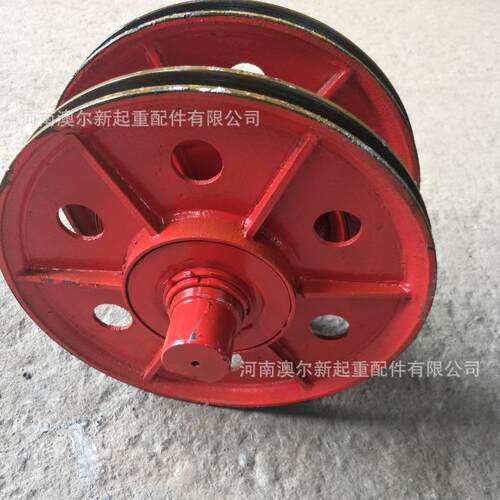 厂家加工 5t 10t 16t 20t 32t 各种规格铸钢滑轮片 滑轮组