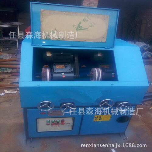 抛光设备双工位新机型圆管抛光机专用于圆管圆棒外圆抛光机拉丝机