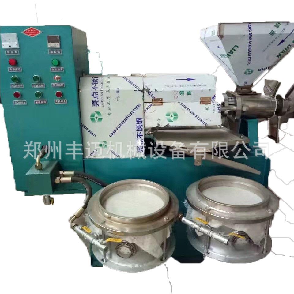 核桃油山茶籽螺旋油机 牛果橄榄油榨机 榨全自动冷热两用814榨油