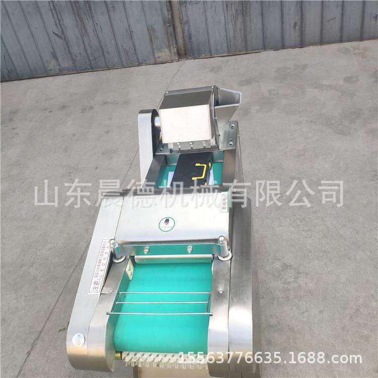 胡辣汤面筋切片机 香菇大蒜切丁660型三相电切菜机