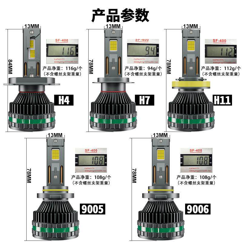 跨境爆款汽车led大灯K18 12V-24V货车大功率白光4575大灯珠汽车前