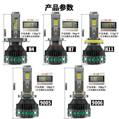 跨境爆款汽车led大灯K18 12V-24V货车大功率白光4575大灯珠汽车前