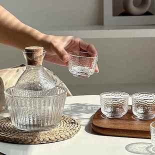 日式玻璃温酒器家用烫酒具清酒壶2025新款白酒分酒器高级感套装