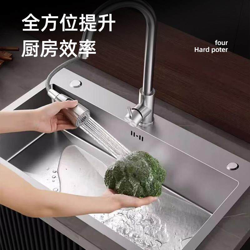 加厚不锈钢3.0大单水槽加厚洗菜盆厨房家用水池洗碗池台下盆台上
