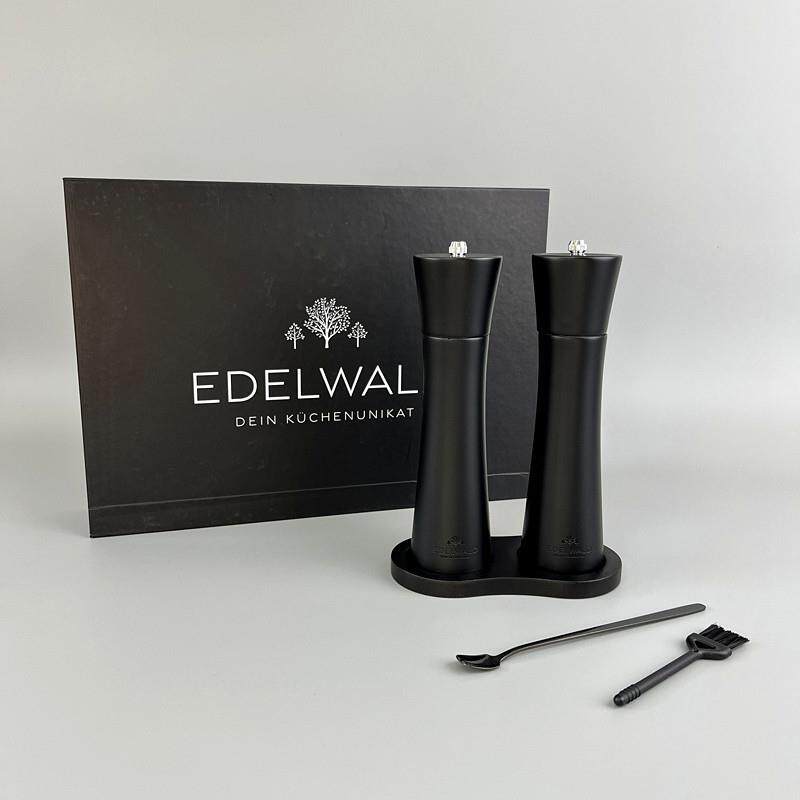 出欧美!陶瓷芯!配有底座!实木手动胡椒研磨器手磨花椒胡椒粉瓶