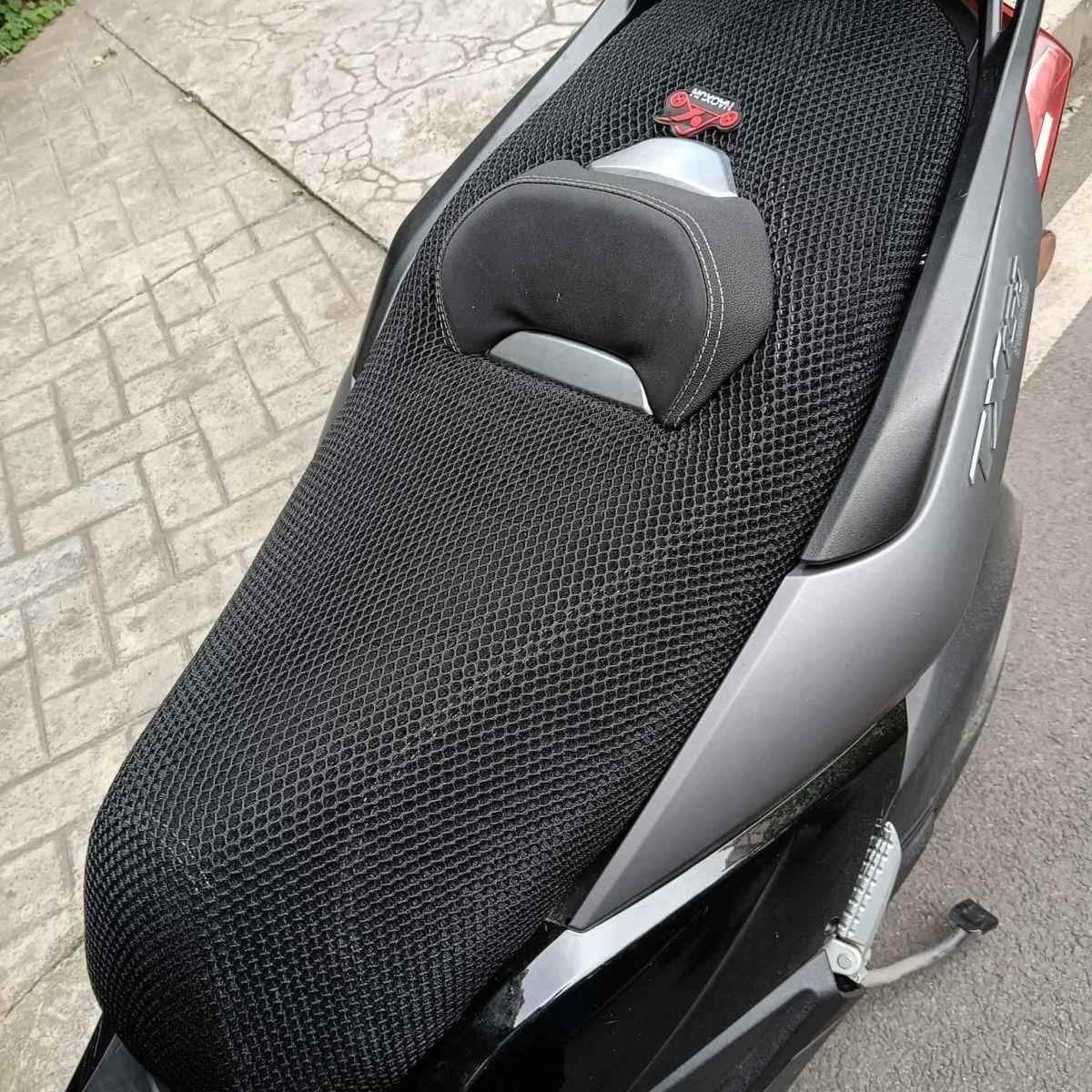 适用天鹰TX150大踏板摩托车坐垫套TY150T-28D网状蜂窝防晒座包套