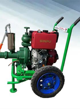 柴油3寸高压水单 草坪喷灌泵泵 缸风冷柴喷灌LKO抽水油泵