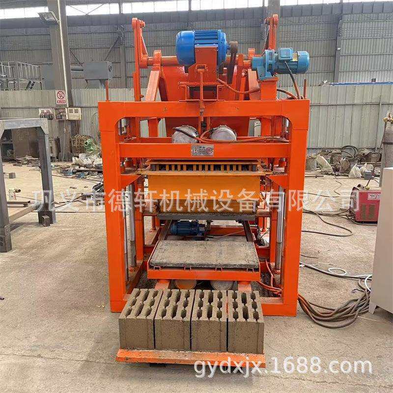 出口小型漏斗式免烧砖机六型全自动多孔免烧空心砌块砖机308V