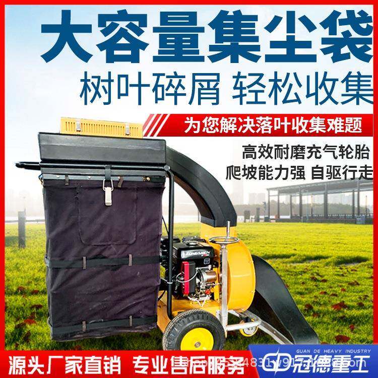 手推式吸树叶机 除尘落叶自走吸叶机 园林农场树叶收集器