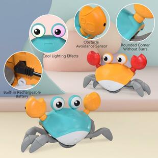 Kids Induction Escape Crab Octopus Crawling Toy Baby Electro