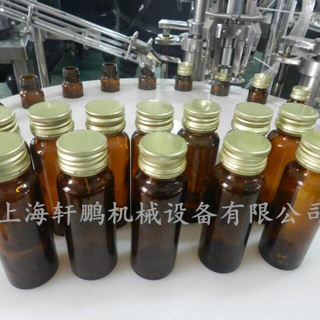 口服液苹果醋酵素灌装铝盖锁盖机胶原蛋白饮全自动灌装设备一体机
