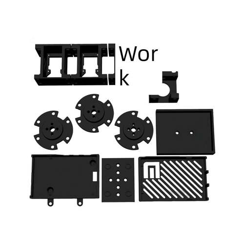 LeKiwi智能移动小车机器人底盘安装配件3D打印件