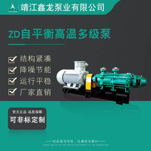 ZD型自平衡对称型高温耐磨卧式多级泵厂家可非标定制