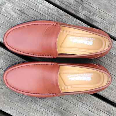 正品秋冬气季士商务休闲男皮鞋35小码366真皮37特大码男鞋45平底4