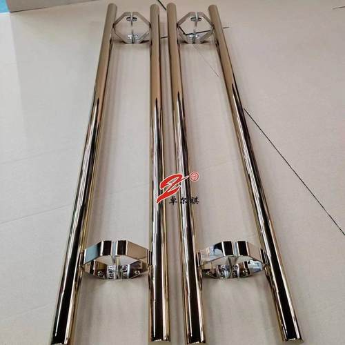 现代简约圆管不锈钢拉手玻璃门把手大门移门推拉门木门拉手