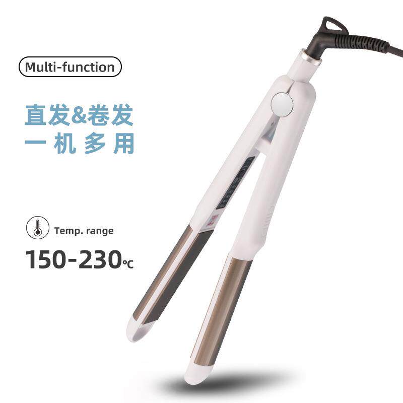 厂家真供真调温卷直两用夹板四面发热直发器空气刘海大波卷发根