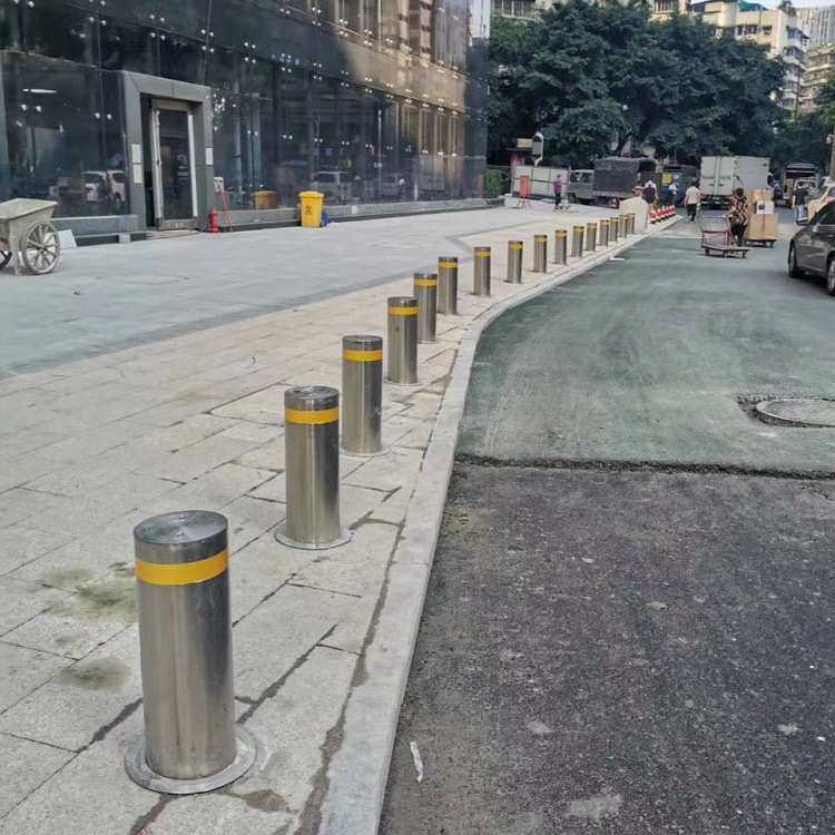 全自动液压升降柱学校停车场升降地桩防撞路桩电动遥控液压升降柱