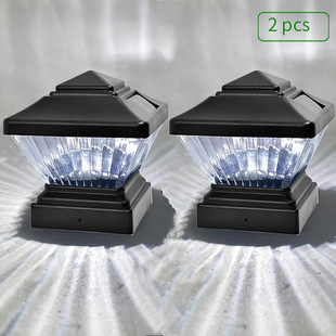 24两件柱子灯栅栏围墙灯路径庭院草坪灯户外花园灯大门灯