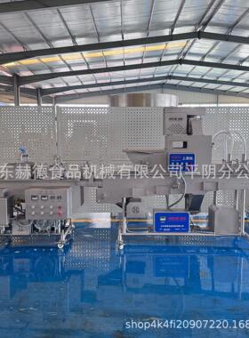 鱼排裹粉上浆机连续式鸡块裹粉上浆流水线鱼类上浆裹粉类油炸机