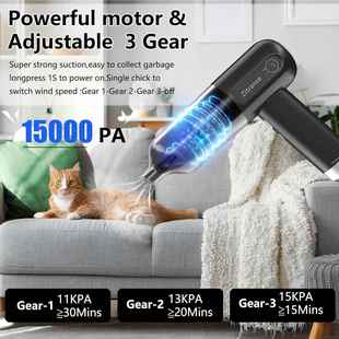 新款 车载除吸尘家多功能器吸吹一体用吸尘器鼓风机电474脑 便携式